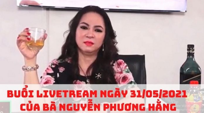 livetream của bà Nguyễn Phương Hằng